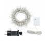Minilucciole 180 led Rosso cavo trasparente